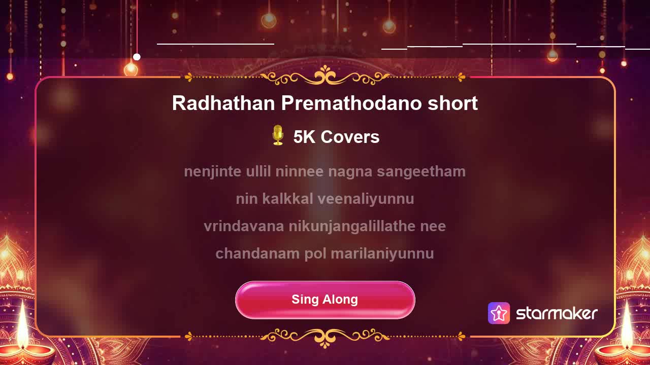 Radhathan Premathodano short